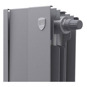 Биметаллический радиатор отопления Royal Thermo PianoForte 500 VDR80 12 секций Silver Satin