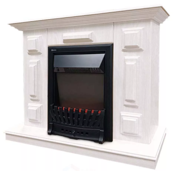 Каминокомплект Хорошие Камины Юпитер с очагом Electrolux Classic EFP/P-1020LS белое дерево