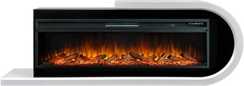 Каминокомплект Royal Flame Basel R с очагом Vision 60 LOG LED белый с черным — фото 1