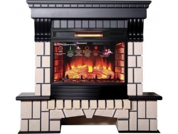 Каминокомплект Interflame Экстер венге с очагом Panoramic 06 25 LED FX QZ