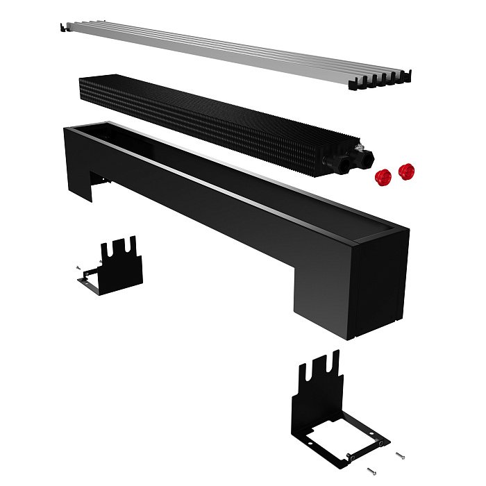 Напольный конвектор Royal Thermo STEP-130/130/1600-2-N-WT-LG-NA