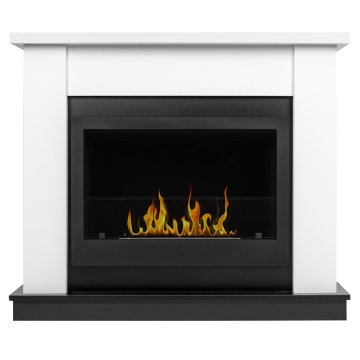 Биокамин Firelight BFP/P-1015 XS+Canto Long белый черный