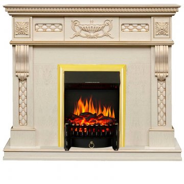 Каминокомплект Royal Flame Corsica c очагом Fobos FX Brass