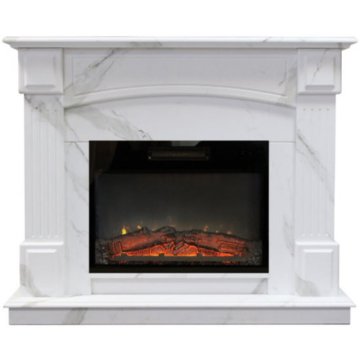 Каминокомплект RealFlame Carolina 25.5/24 WT F512 с очагом Kendal 24