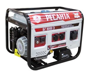 Изображение товара Бензиновый электрогенератор Ресанта БГ8000Э