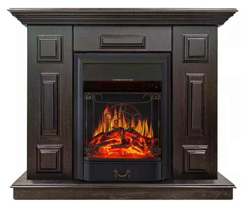 Каминокомплект Хорошие Камины Юпитер с очагом Royal Flame Majestic FX Black венге — фото 1