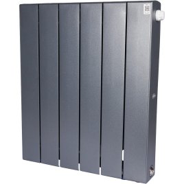 Биметаллический радиатор отопления Rifar Supremo Ventil SVR 500 нижнее правое подключение 6 секций титан