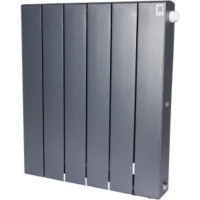 Биметаллический радиатор отопления Rifar Supremo Ventil SVR 500 нижнее правое подключение 6 секций титан