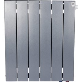 Биметаллический радиатор отопления Rifar Supremo Ventil SVR 500 нижнее правое подключение 6 секций титан