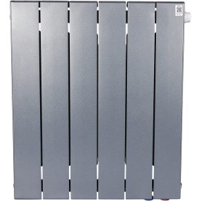 Биметаллический радиатор отопления Rifar Supremo Ventil SVR 500 нижнее правое подключение 6 секций титан