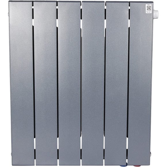 Биметаллический радиатор отопления Rifar Supremo Ventil SVR 500 нижнее правое подключение 6 секций титан