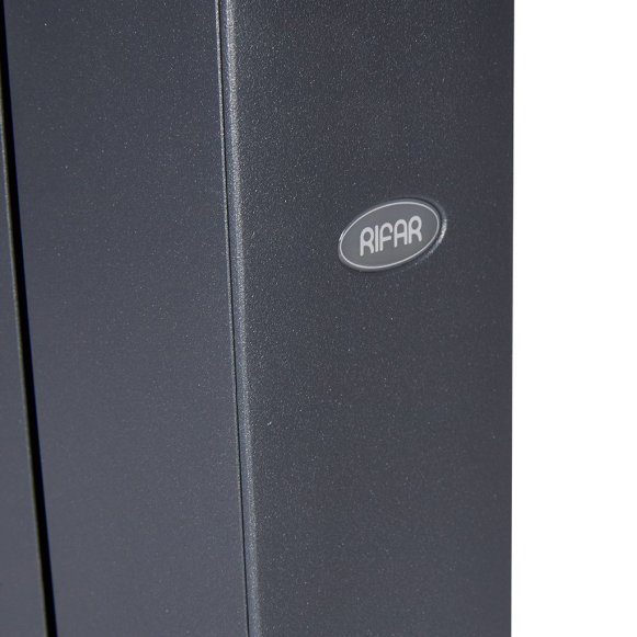 Биметаллический радиатор отопления Rifar Supremo Ventil SVR 500 нижнее правое подключение 6 секций титан