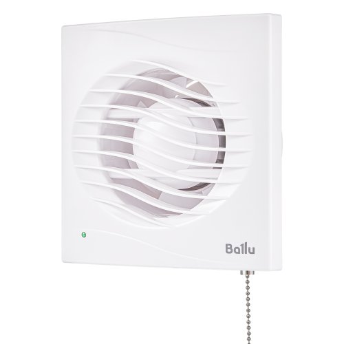 Вентилятор вытяжной Ballu BAF-AR 100 VP с обратным клапаном и тяговым выключателем — фото 2