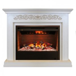 Каминокомплект RealFlame Leticia 26 WT с очагом 3D Helios 26