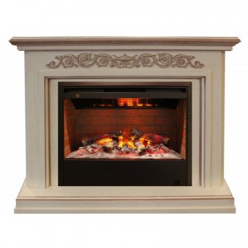 Каминокомплект RealFlame Leticia 26 WT с очагом 3D Helios 26