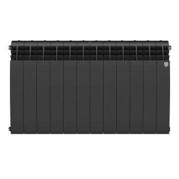 Биметаллический радиатор отопления Royal Thermo BiLiner B 500 12 секций Noir Sable