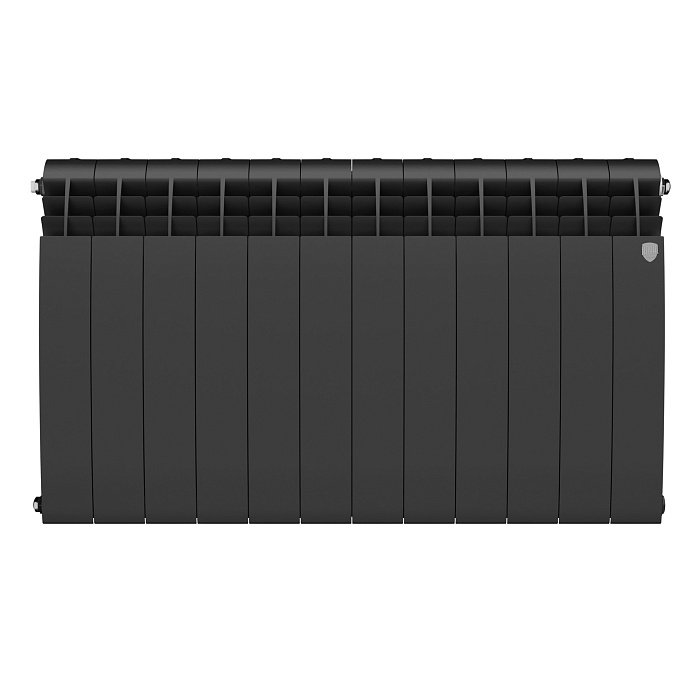 Биметаллический радиатор отопления Royal Thermo BiLiner B 500 12 секций Noir Sable