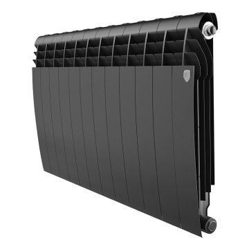 Биметаллический радиатор отопления Royal Thermo BiLiner B 500 12 секций Noir Sable