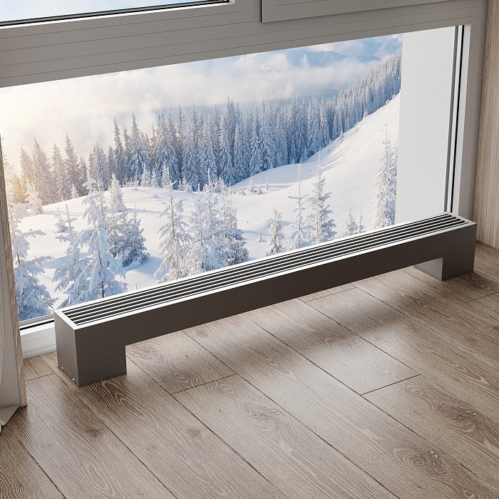 Напольный конвектор Royal Thermo STEP-130/180/1100-2-N-WT-LG-NA