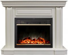 Каминокомплект RealFlame Bogema 26 WT с очагом Moonblaze Lux Brass