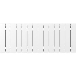 Биметаллический радиатор отопления Rifar Supremo 350 боковое подключение 14 секций белый RAL 9016