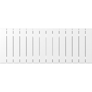 Биметаллический радиатор отопления Rifar Supremo 350 боковое подключение 14 секций белый RAL 9016