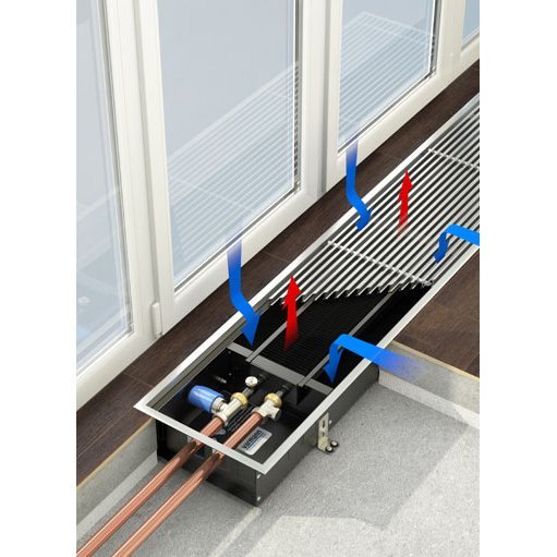 Изображение товара Внутрипольный водяной конвектор Varmann Ntherm 310.90.1000 для эффективного отопления