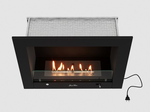 Изображение товара Встроенный электрический биокамин Lux Fire Фаер Бокс 3 25.5, обогрев 20 м2