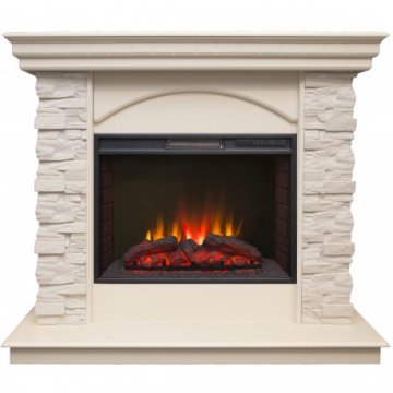 Каминокомплект RealFlame Elford STD/EUG/25'5/HL WT с очагом Sparta 25,5 LED