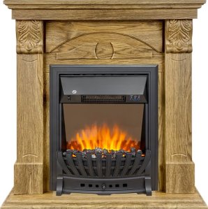 Каминокомплект Royal Flame Dublin RUSTIC (Разборный) с очагом Aspen дуб натуральный