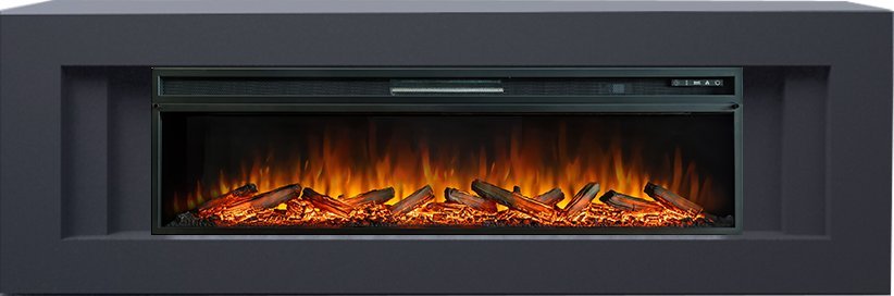 Каминокомплект Royal Flame Line SFT (Разборный) с очагом Vision 60 LOG LED серый графит — фото 1