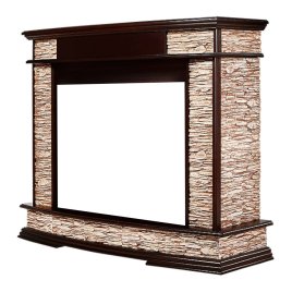 Портал Firelight Scala 25 сланец скалистый бурый/шпон тёмный дуб