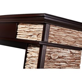 Портал Firelight Scala 25 сланец скалистый бурый/шпон тёмный дуб