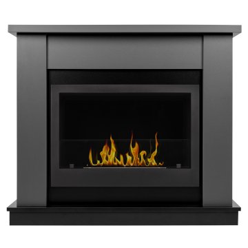 Каминокомплект Firelight Canto Long+BFP/P-1015 XS графит/черный