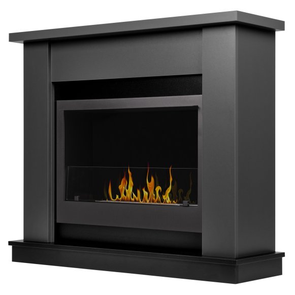 Изображение товара Каминокомплект Firelight Canto Long+BFP/P-1015 XS графит/черный