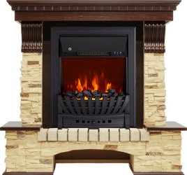 Каминокомплект Royal Flame Pierre Luxe сланец с очагом Aspen Black
