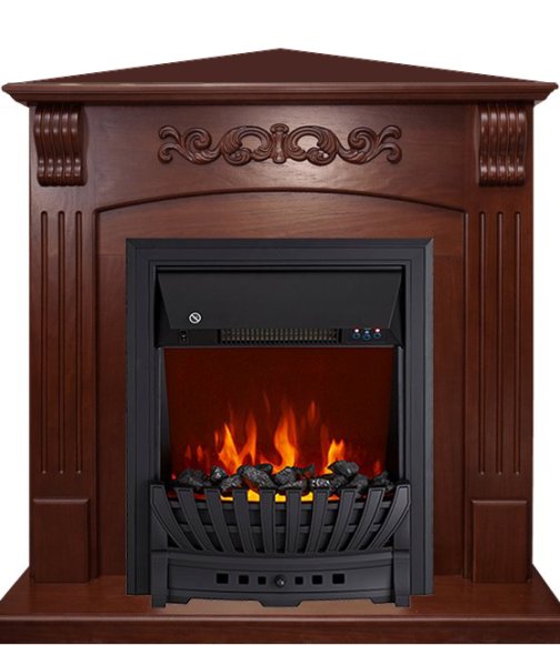 Каминокомплект Royal Flame Sorrento угловой c очагом Aspen Black