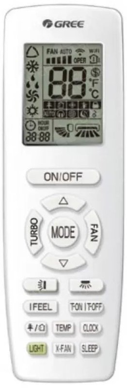 Сплит-система Gree GWH12AGC-K6DNA4F Pular Inverter Arctic White