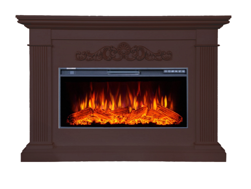 Каминокомплект InterFlame Шелтон с очагом FreeSpace 40 LED FX QZ темный дуб — фото 1