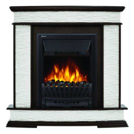 Каминокомплект Firelight Scala Classic с очагом Electrolux EFP/P-1020LS сланец скалистый белый/тёмный дуб