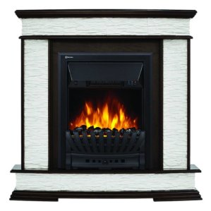 Каминокомплект Firelight Scala Classic с очагом Electrolux EFP/P-1020LS сланец скалистый белый/тёмный дуб