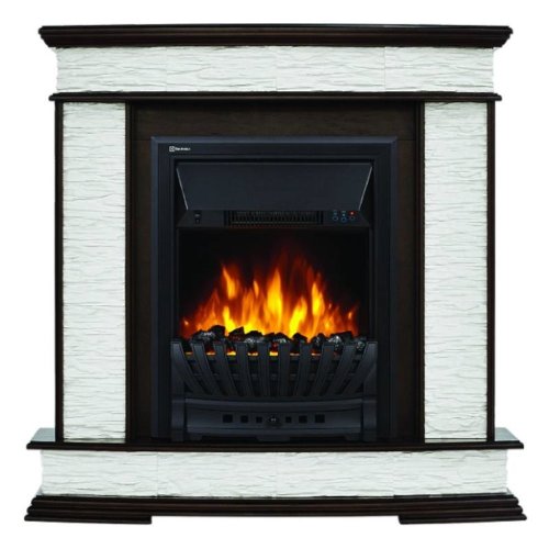 Каминокомплект Firelight Scala Classic с очагом Electrolux EFP/P-1020LS сланец скалистый белый/тёмный дуб — фото 1