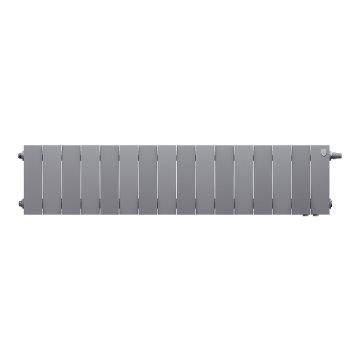 Биметаллический радиатор отопления Royal Thermo PianoForte 200 VDR80 Silver Satin 18 секций