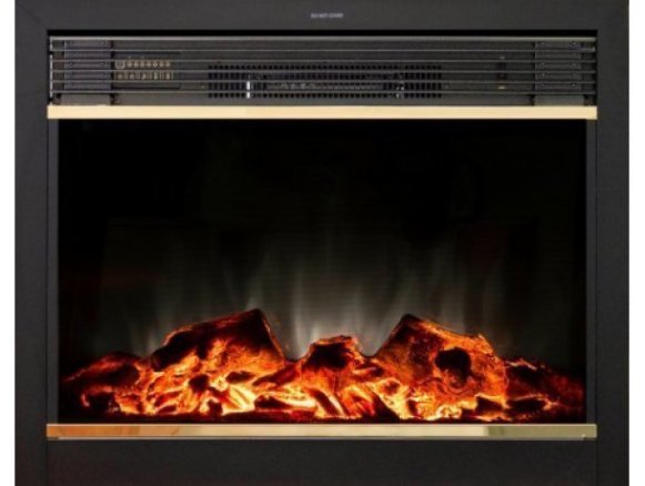 Изображение товара Электрокамин RealFlame Imperia 33 с эффектом живого пламени и очагом MoonBlaze S LUX Brass
