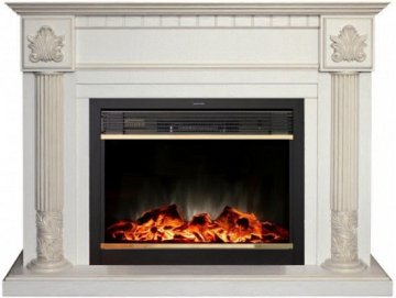 Каминокомплект RealFlame Imperia 33 с очагом MoonBlaze S LUX Brass