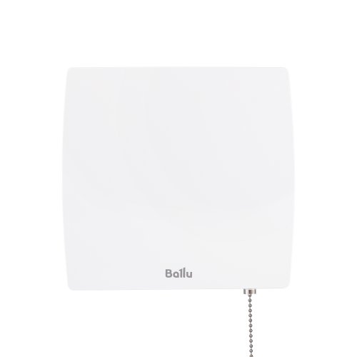 Вентилятор вытяжной Ballu BAF-SL 100 VP с обратным клапаном и тяговым выключателем — фото 1