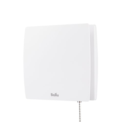 Вентилятор вытяжной Ballu BAF-SL 100 VP с обратным клапаном и тяговым выключателем — фото 2