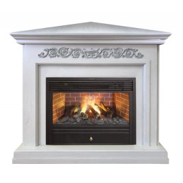Каминокомплект RealFlame Leticia Corner 26 WT с очагом 3D Novara
