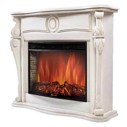 Каминокомплект Firelight Ovatio 30 с очагом Electrolux EFP/P-3020LS шпон белёный дуб — фото 2