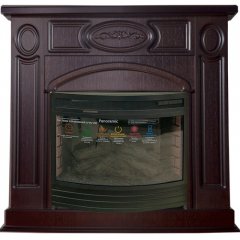 Каминокомплект Interflame Юнона с очагом Panoramic 25 LED FX темный дуб